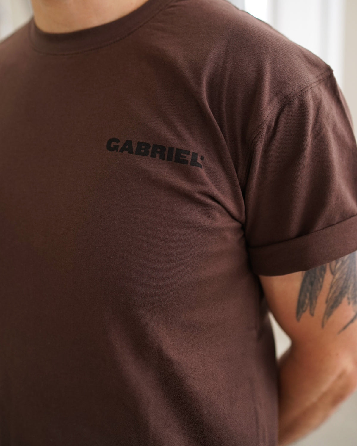 Text TShirt - Dark Brown