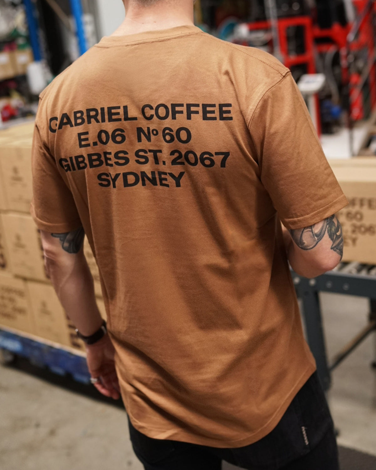 Text TShirt - Light Brown