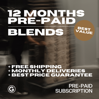 PRE-PAID COFFEE SUBSCRIPTION (12 MONTHS)