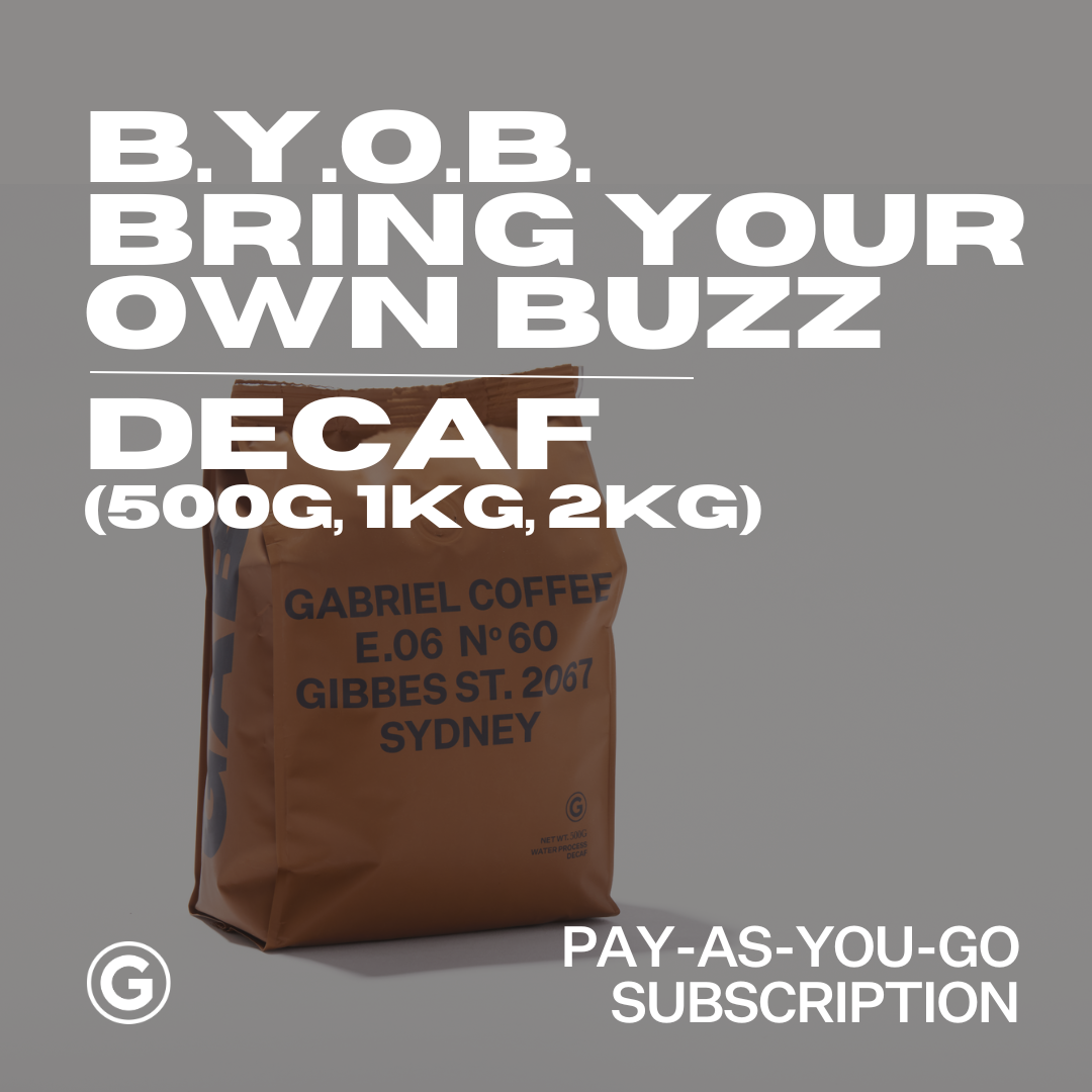 B.Y.O.B. DECAF SUBSCRIPTION (pay-as-you-go)