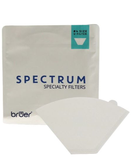 Bruer Spectrum U Shape Paper Filter #4 - 100pk