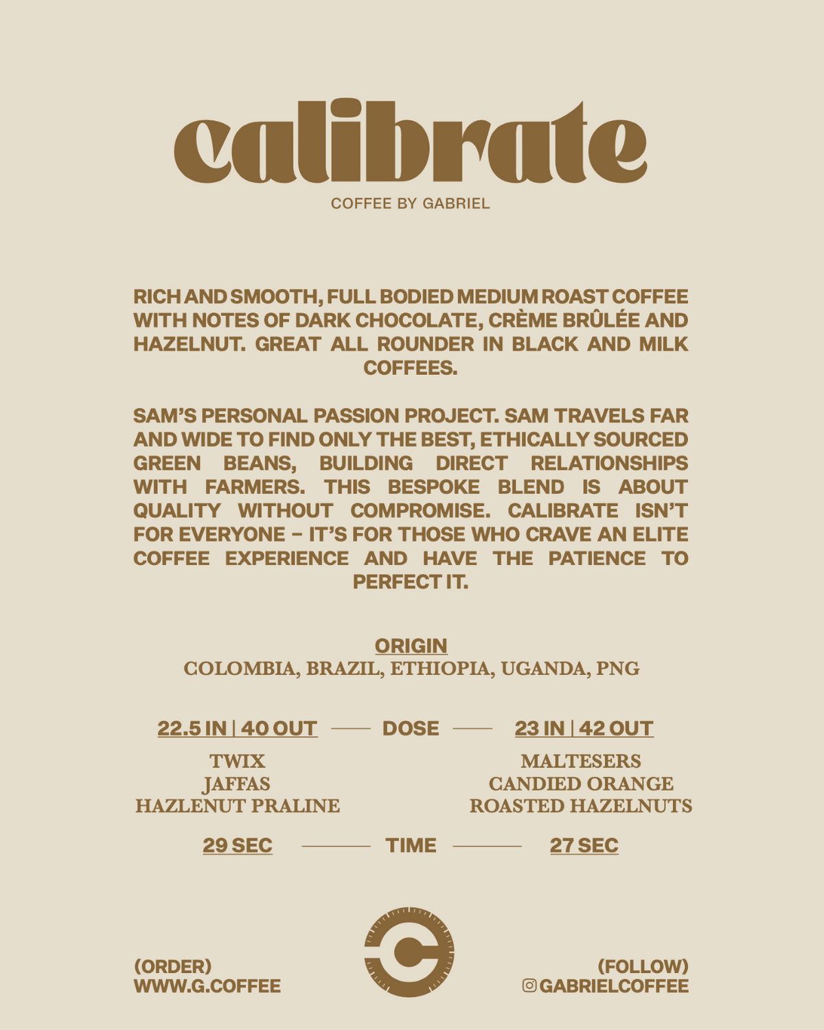 Calibrate  - (Click and Collect)