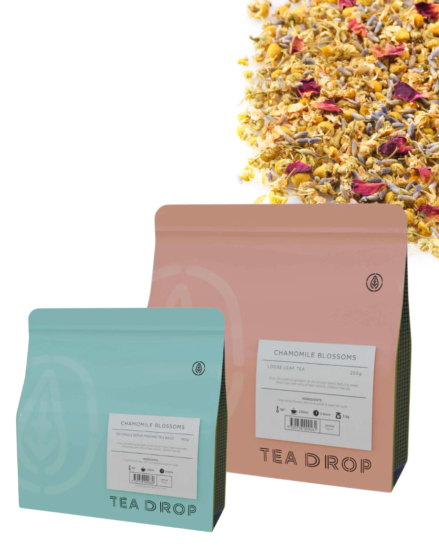 Tea Drop Chamomile Blossoms Tea (Loose Leaf / Tea Bags)