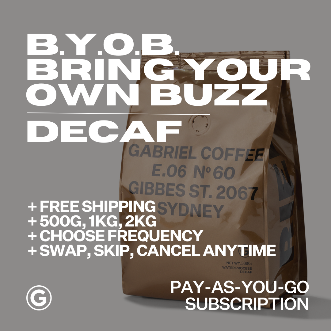 B.Y.O.B. DECAF SUBSCRIPTION (pay-as-you-go)