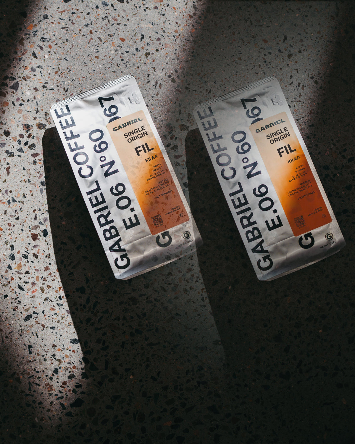2 bags of single origin filter coffee, 250g