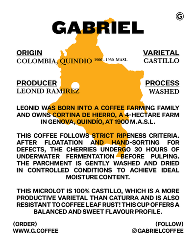 Finca La Cortina De Hierro, Colombia - Espresso (500g)