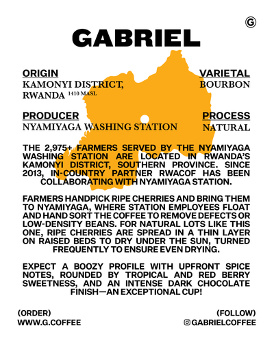 Nyamiyaga, Rwanda - Espresso (500g)