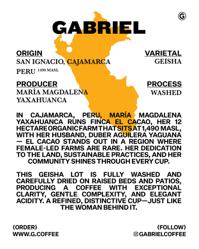 El Cacao, Peru - Special Release Filter // GEISHA (200g)