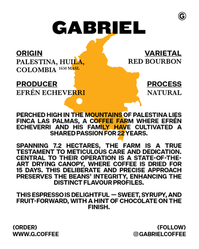 Finca Las Palmas, Colombia - Espresso (500g)