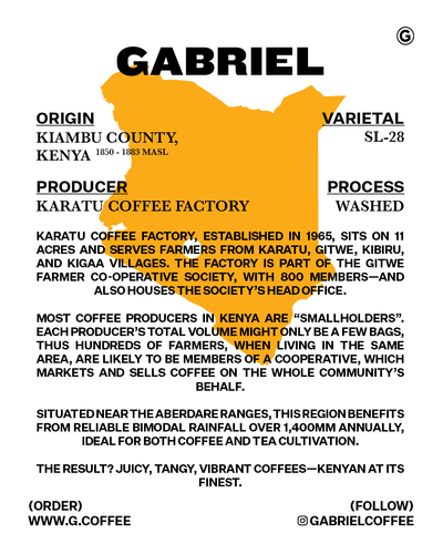 Karatu AB, Kenya - Espresso (500g)