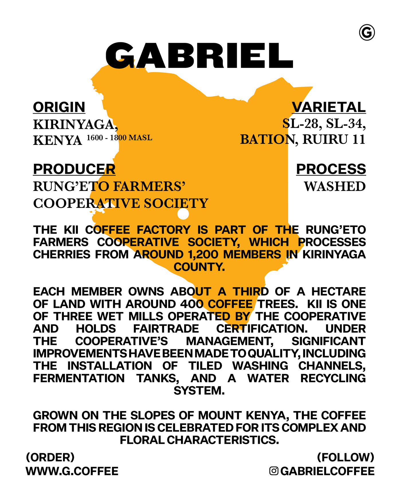 KII AA, Kenya - Filter (250g)