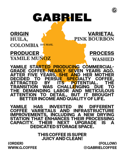 Yamile Muñoz, Colombia  - Filter (250g)