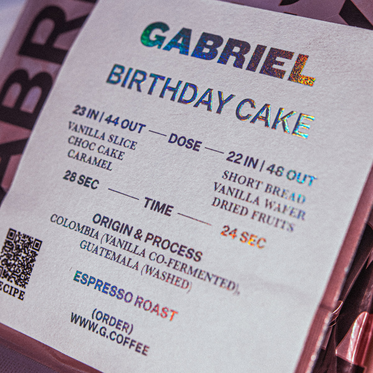 Birthday Cake Espresso Blend