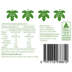 Naked Syrups Matcha Powder (500g)