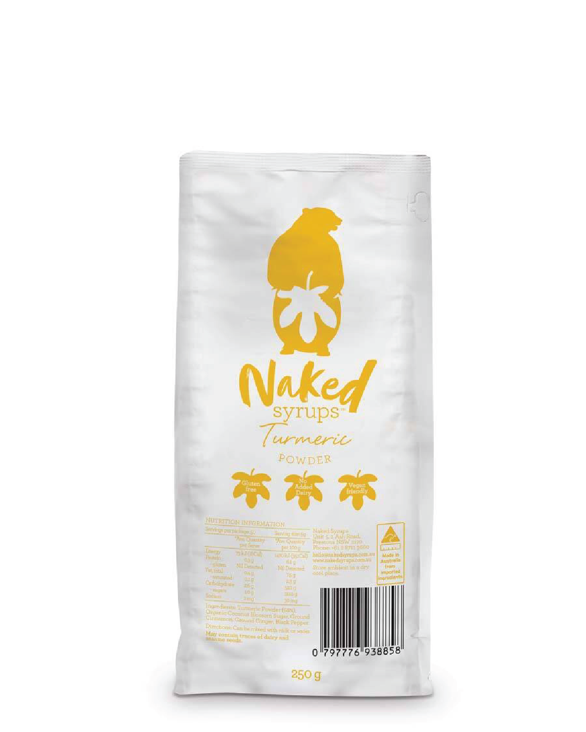 Naked Syrups Turmeric Powder (250g)