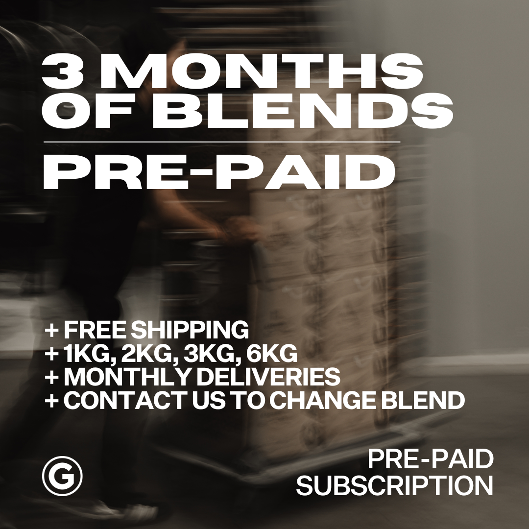 PRE-PAID COFFEE SUBSCRIPTION (3 MONTHS)