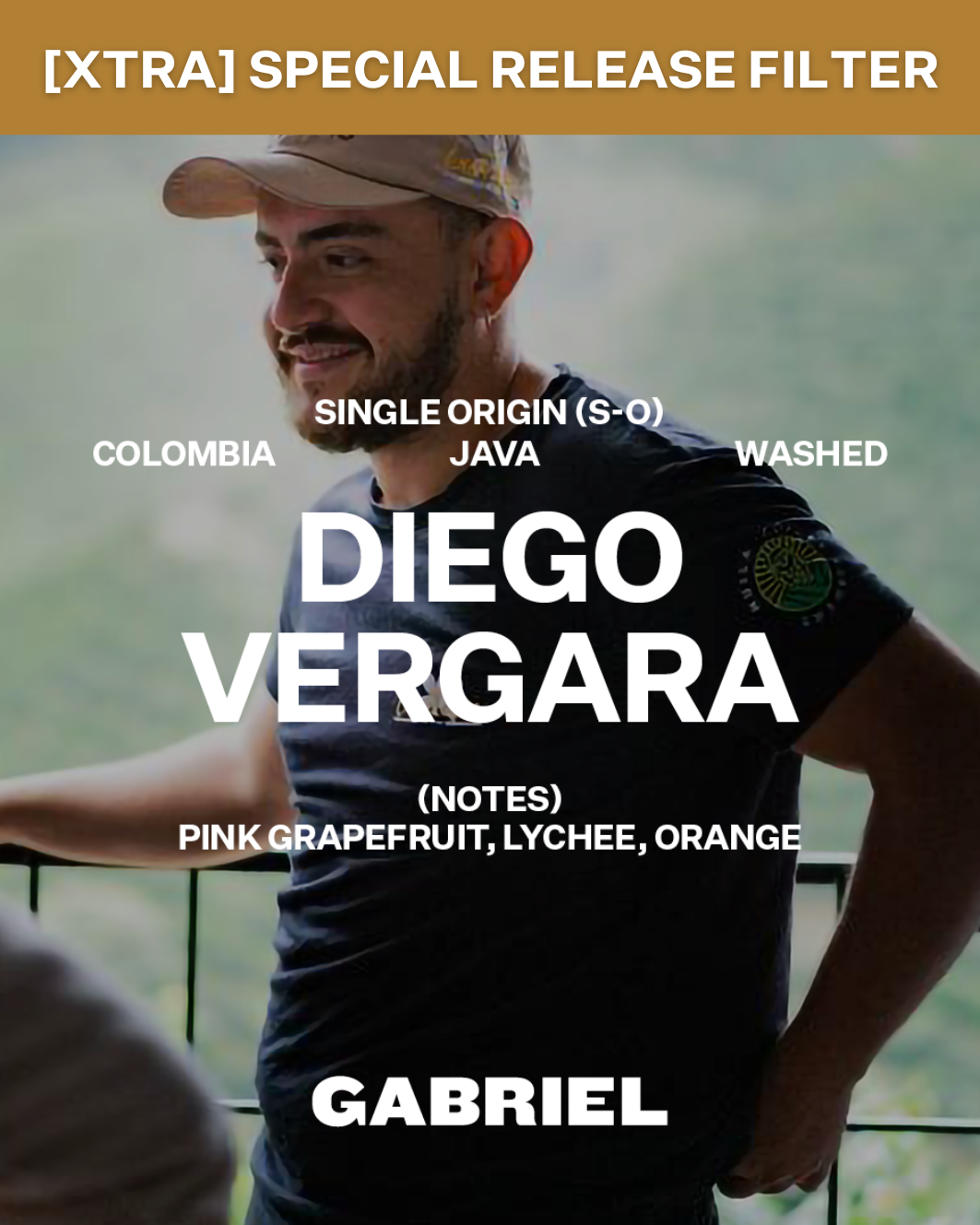 DIEGO VERGARA, COLOMBIA - [XTRA] SPECIAL RELEASE FILTER (200g)