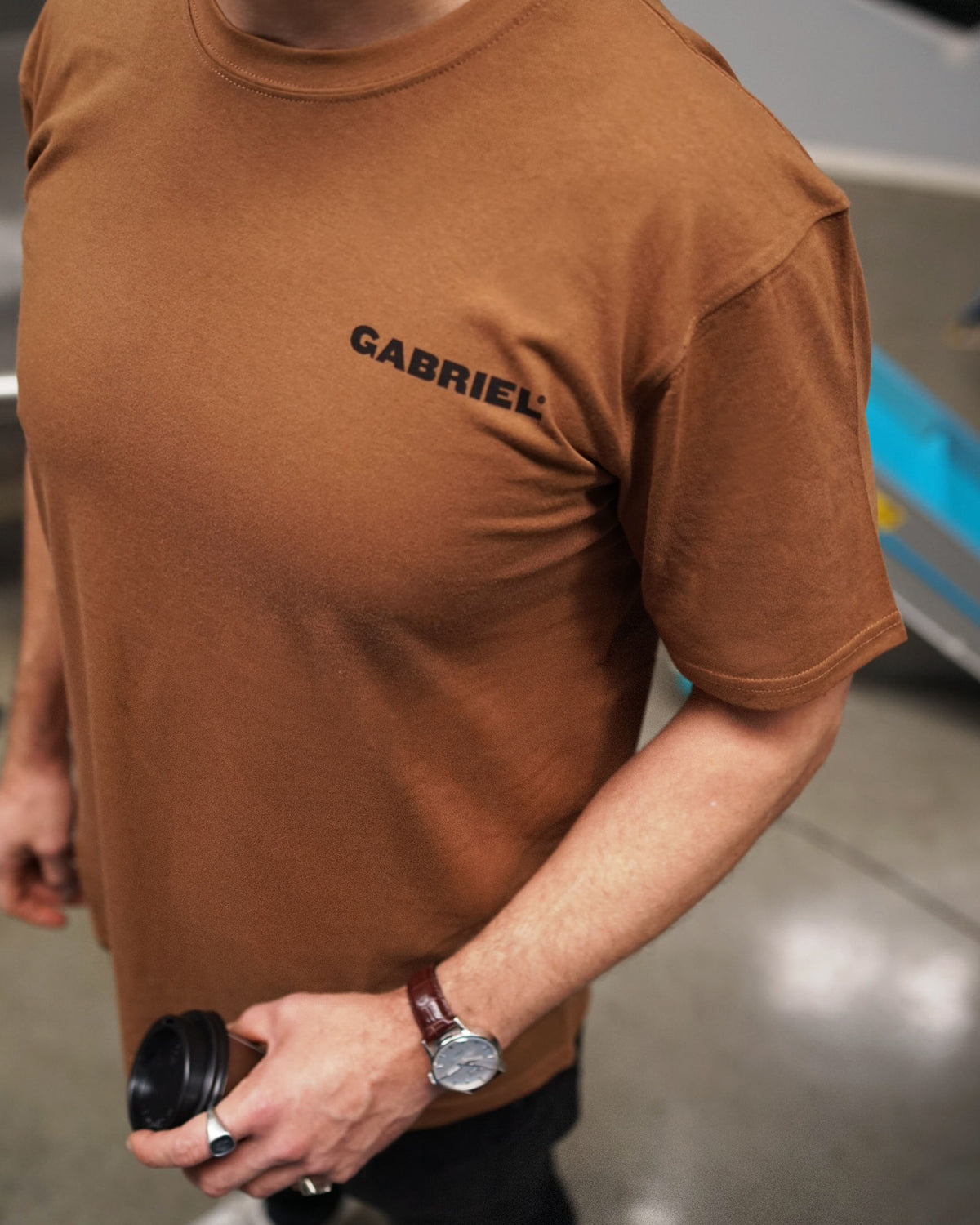 Text TShirt - Light Brown