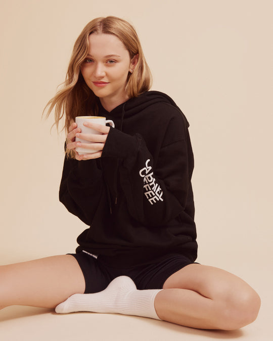 Essentials Hoodie Black – Gabriel Coffee